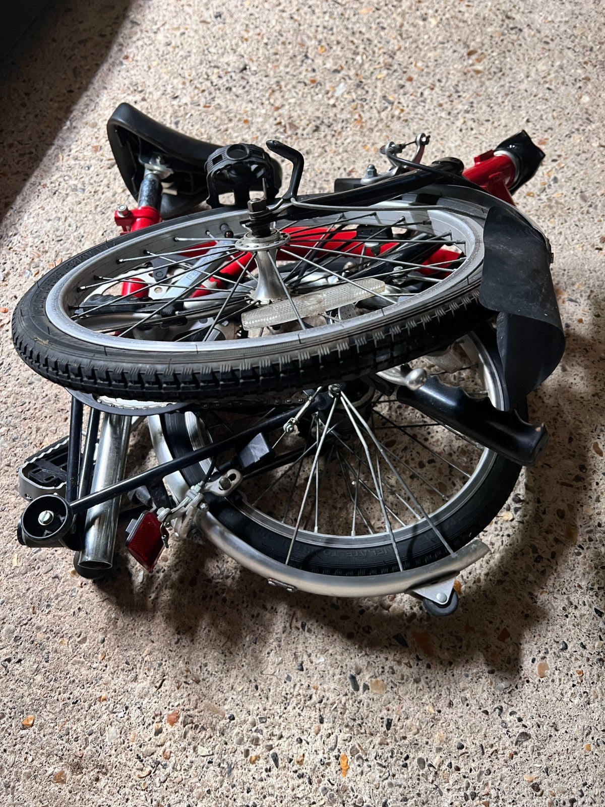 Brompton Vintage Folding Bike - Red - 1997 - Excellent Condition