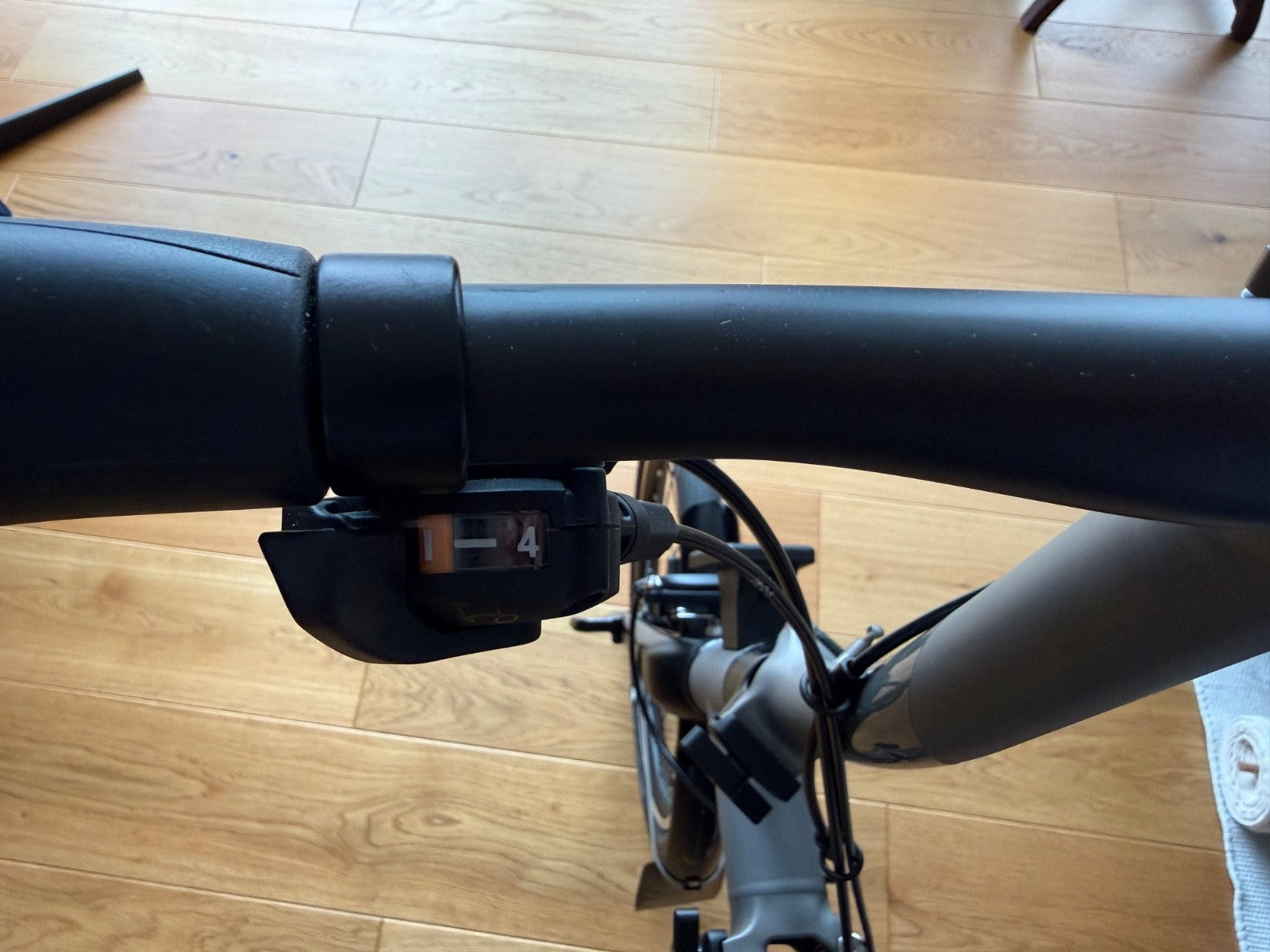 Brompton T-Line 4-Speed Titanium Folding Bike Low Handlebar- Excellent Condition