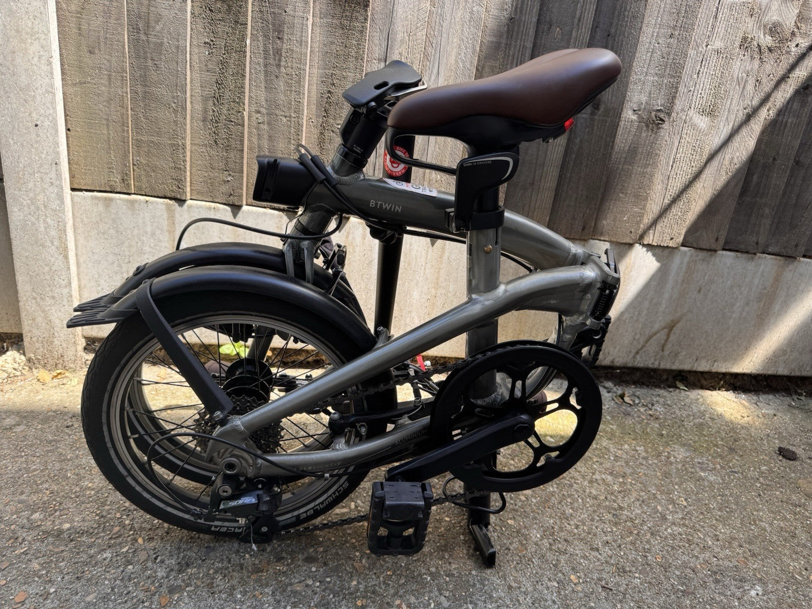 B'TWIN 20 1 sec folding bike