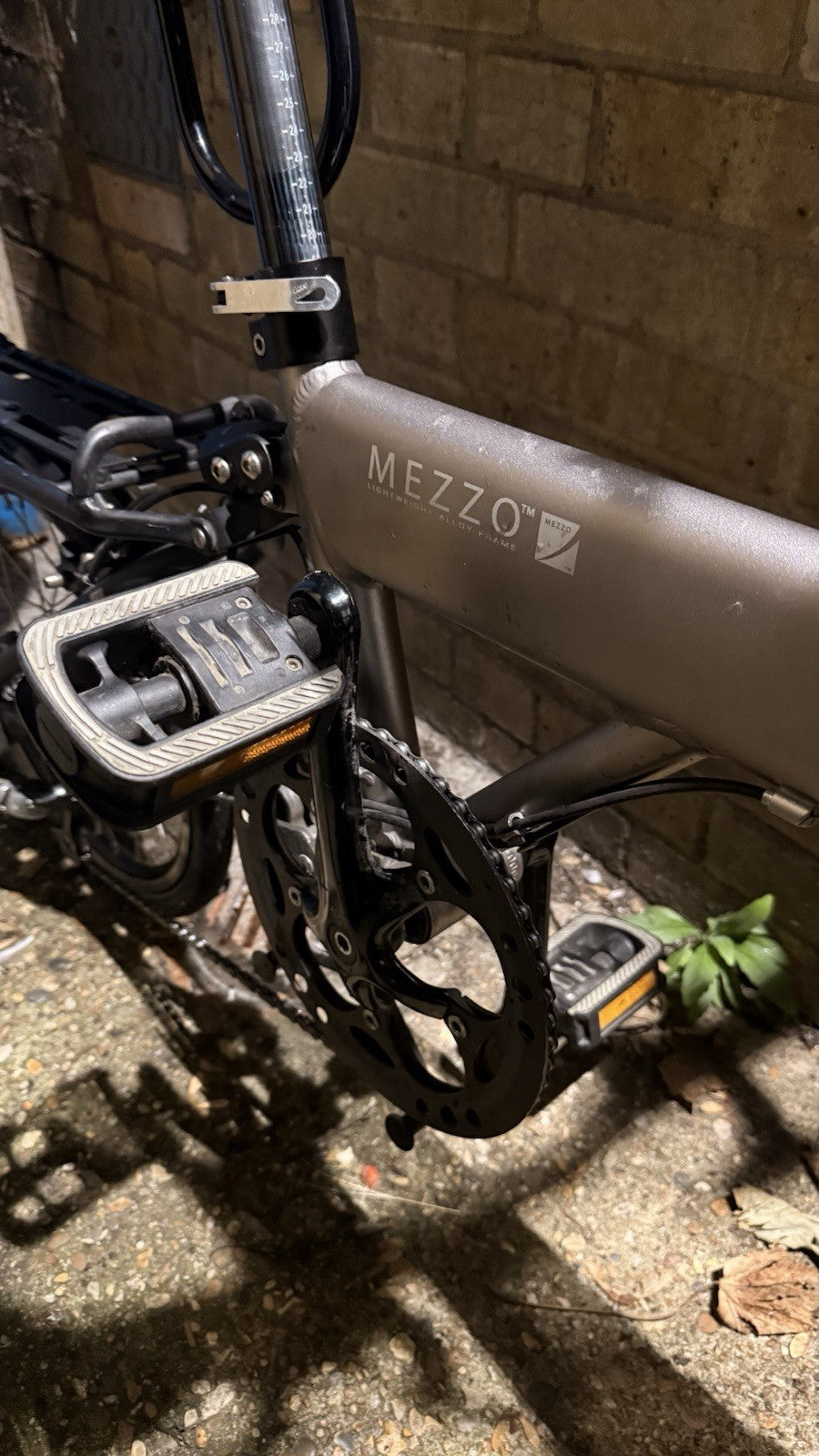 Mezzo Folding Bike like Brompton +Kryptonite D-Lock, ExtraSaddle+Phone Mount