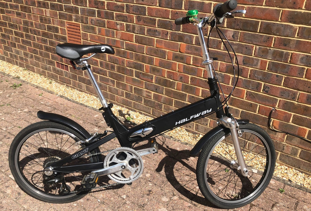 Two Giant Halfway Lightfolding bikes used