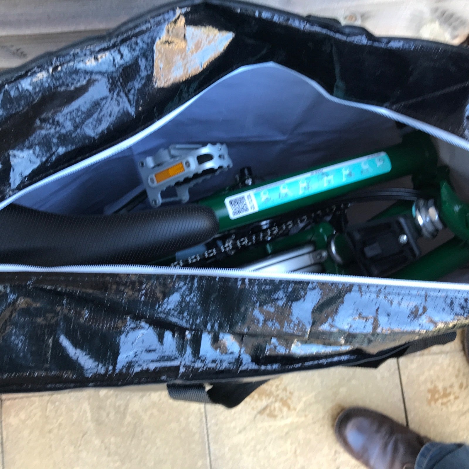 Brompton C Line folding bike 4 speed, dark green, excellent condition
