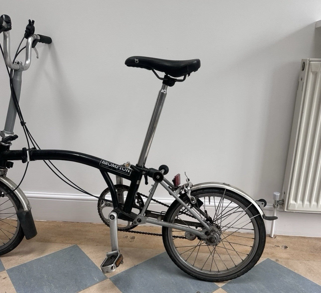 Brompton M3L Folding Bike Black (3 Speed)