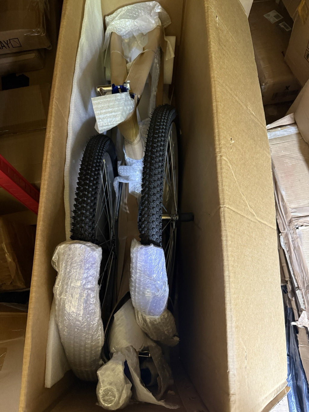 24 inch Adult Trike Tricycle 7 Speed 3 Wheels Bike Foldable with Basket Blue UK