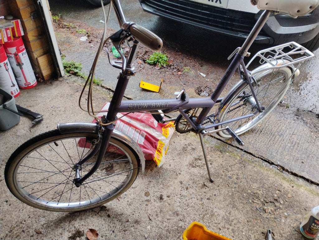 Raleigh stowaway bike, original Purple,