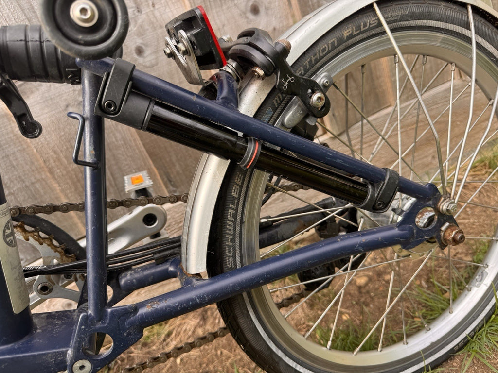 Brompton 16in Folding Bike Blue 3-Speed Hub Gears Mudguards Reflectors
