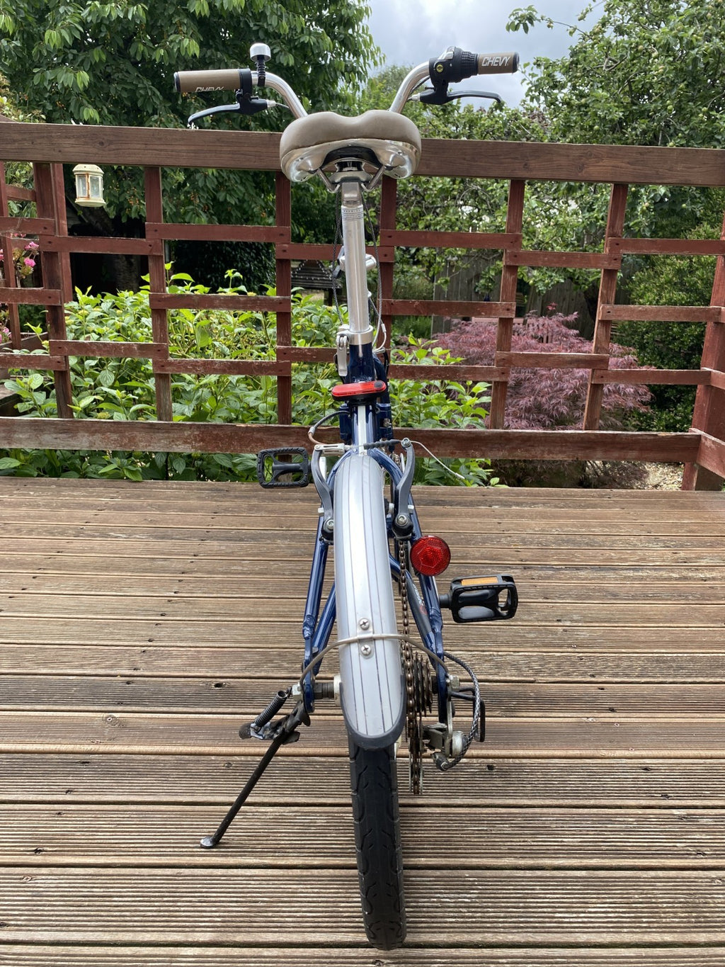 🔥Rare Chevrolet Chevy 20in Folding Bike 6 Speed Shimano Revoshift Blue