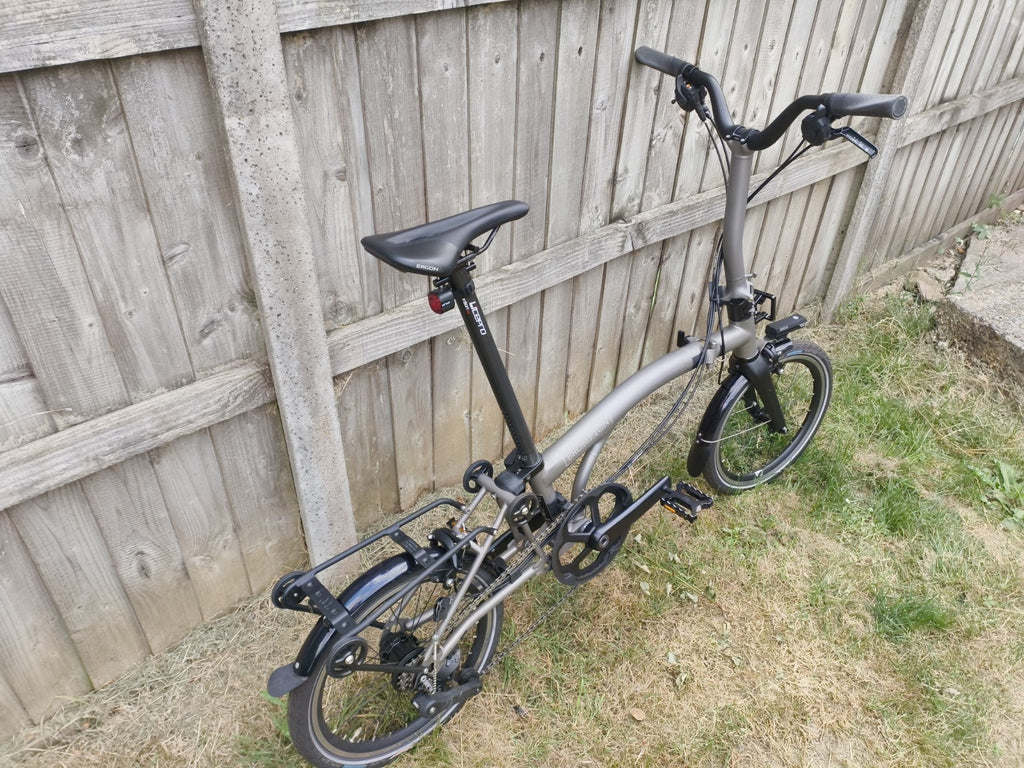 Brompton T Line Titanium Carbon 12 Speed  Folding Bike