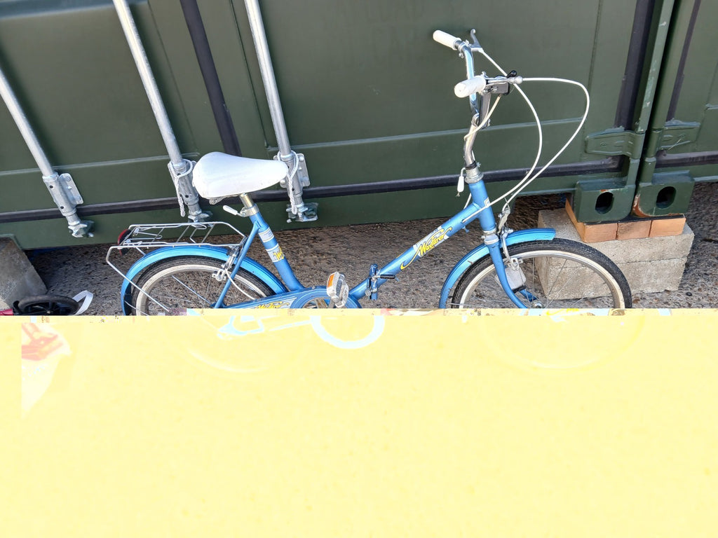 Halfords Wayfarer Folding Blue 3-Speed Bike
