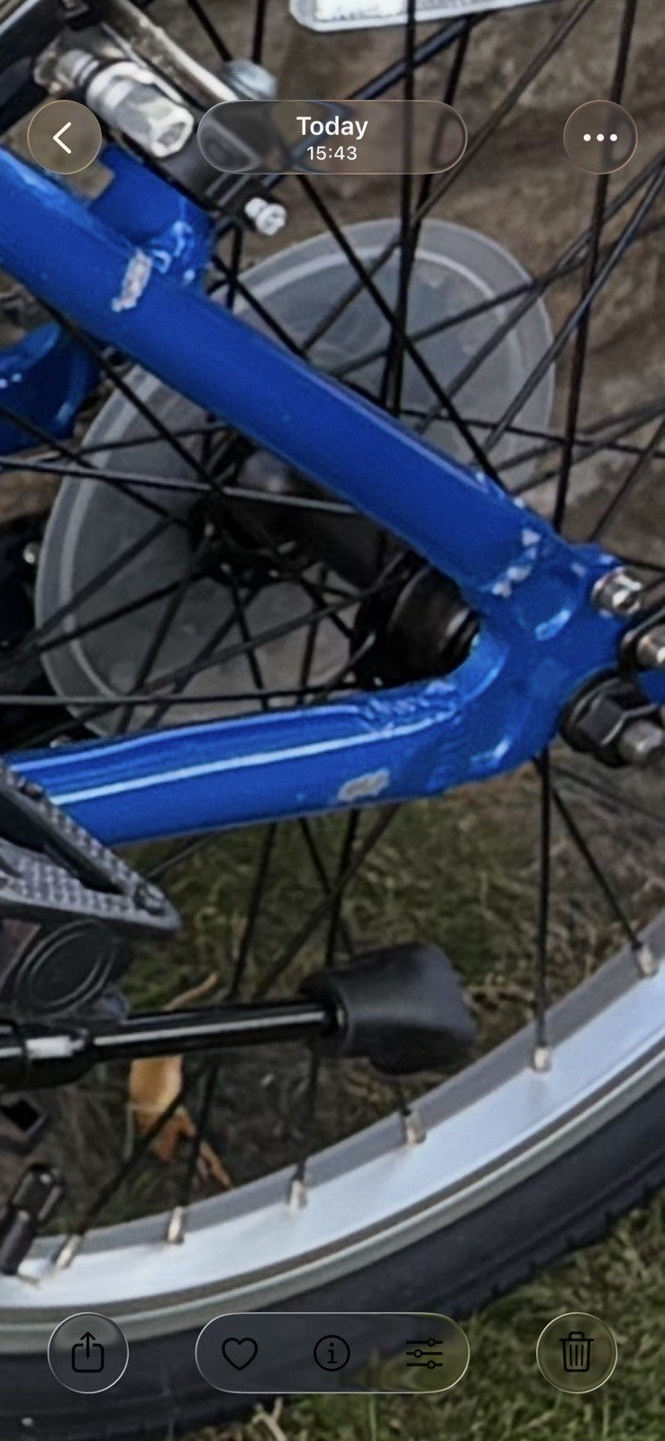 raleigh folding bike used