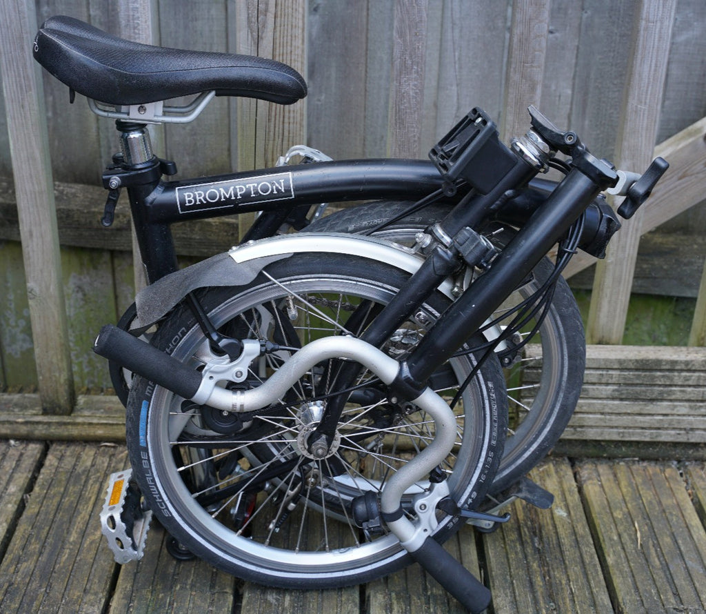 Brompton M3L Folding Bike 3-Speed Black 2016
