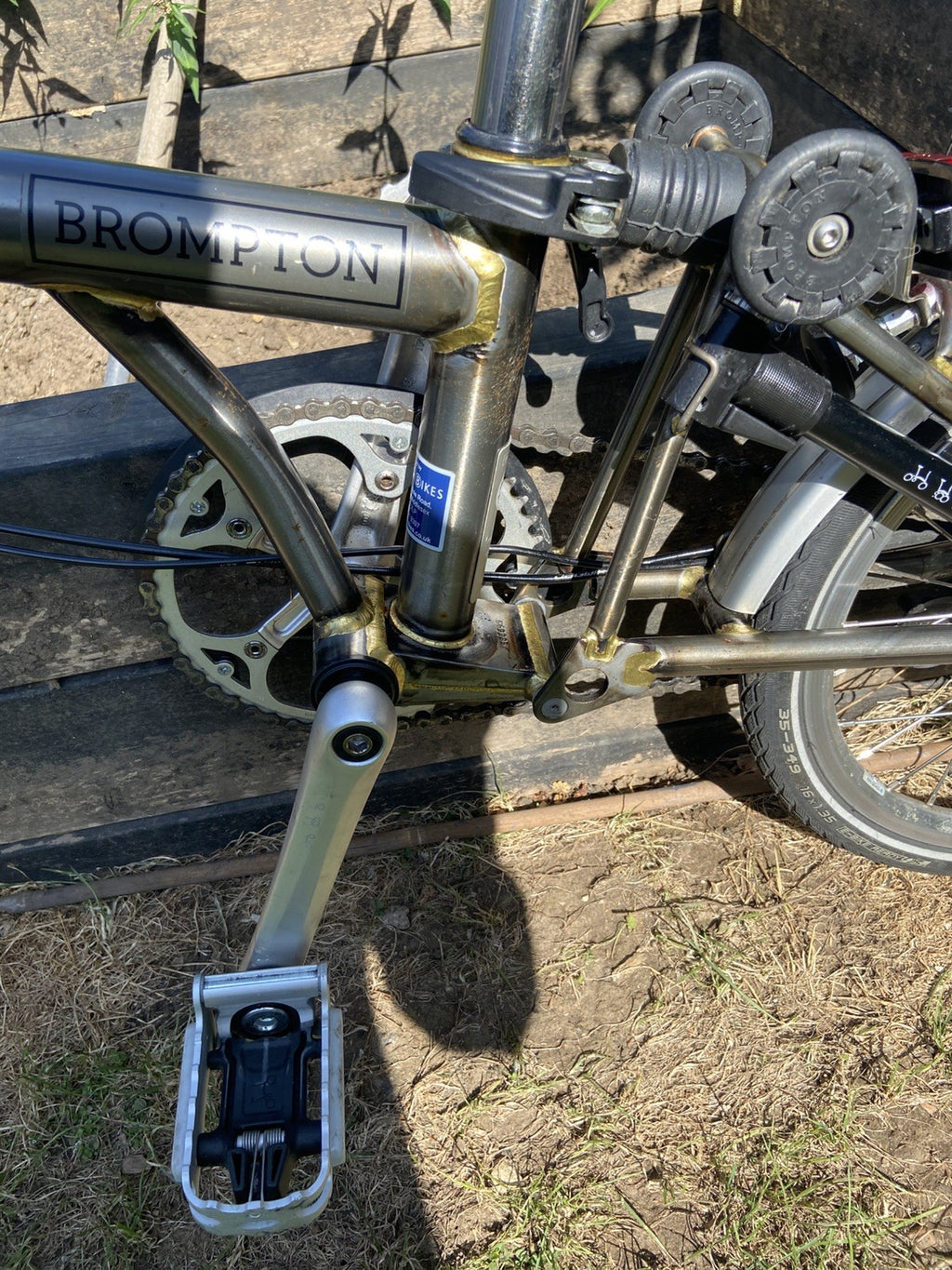 Brompton C Line 6 Speed - Raw Lacquer