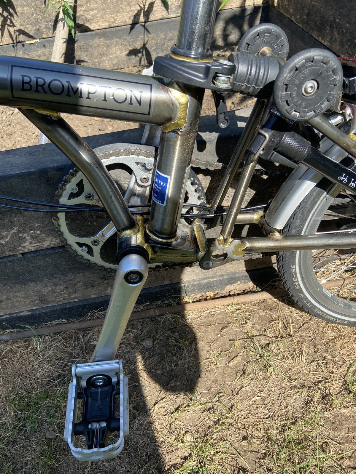 Brompton C Line 6 Speed - Raw Lacquer