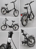 Tiger Black Foldaway Bike 5 Speed