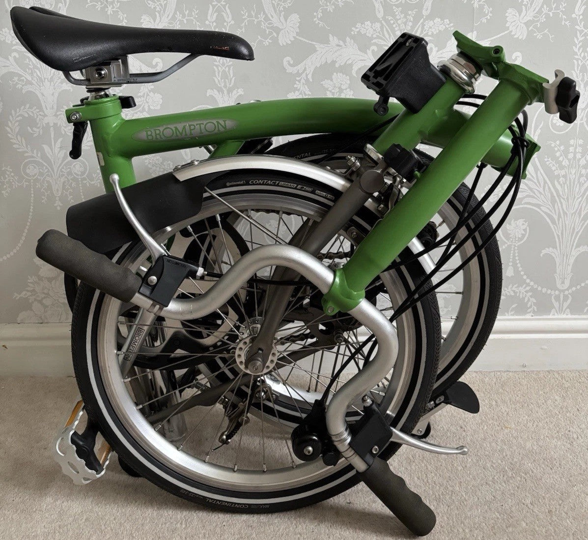 Brompton M2L-X Superlight Titanium Ti / P Line Folding Bicycle - Hardly Used