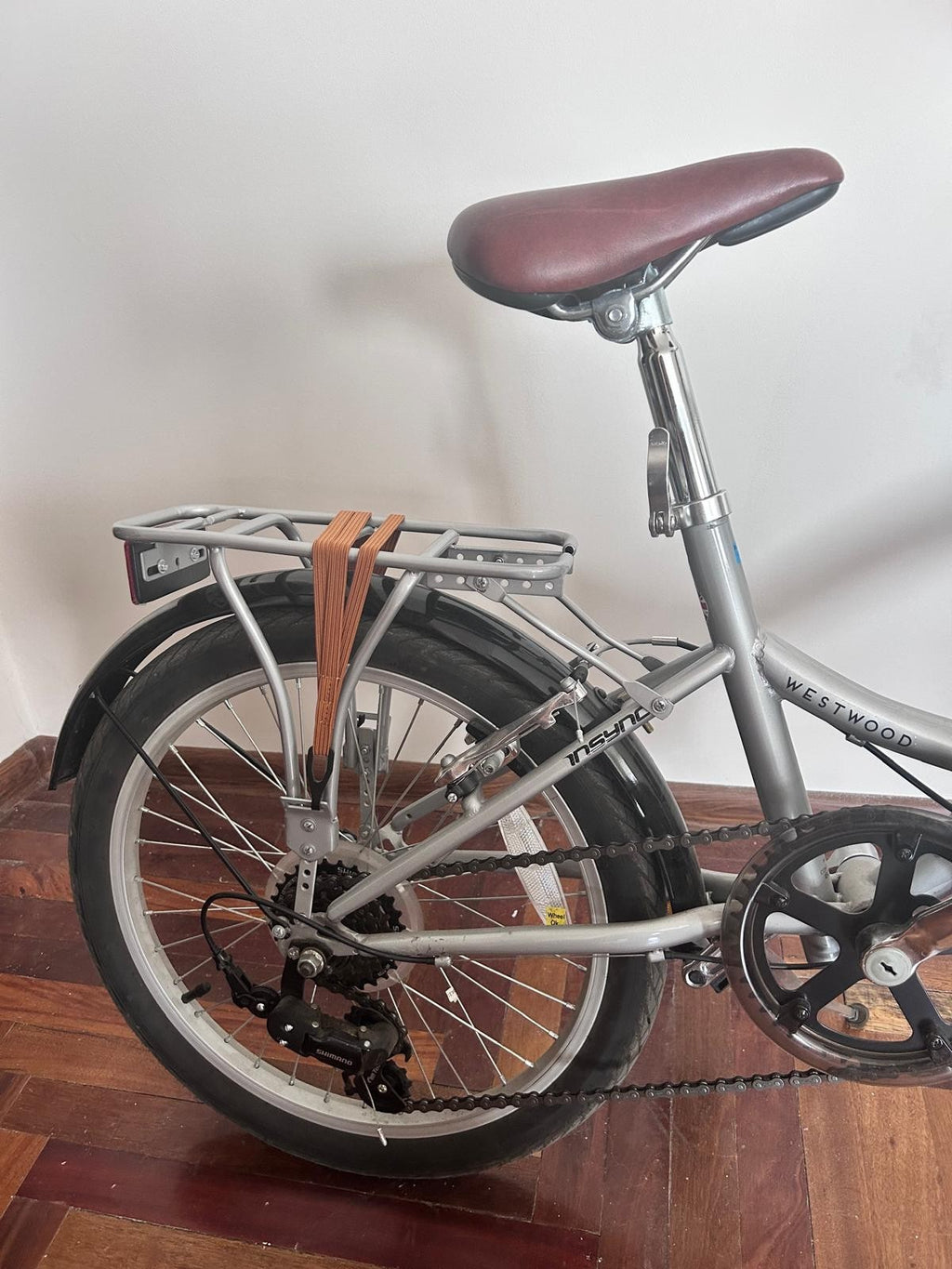Viking Westwood 20" 6-Speed Folding Bike Silver