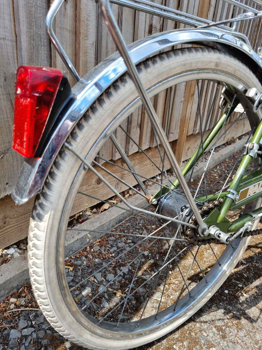 Vintage Raleigh Stowaway Vintage Unisex Folding bike Olive Green, ready to ride