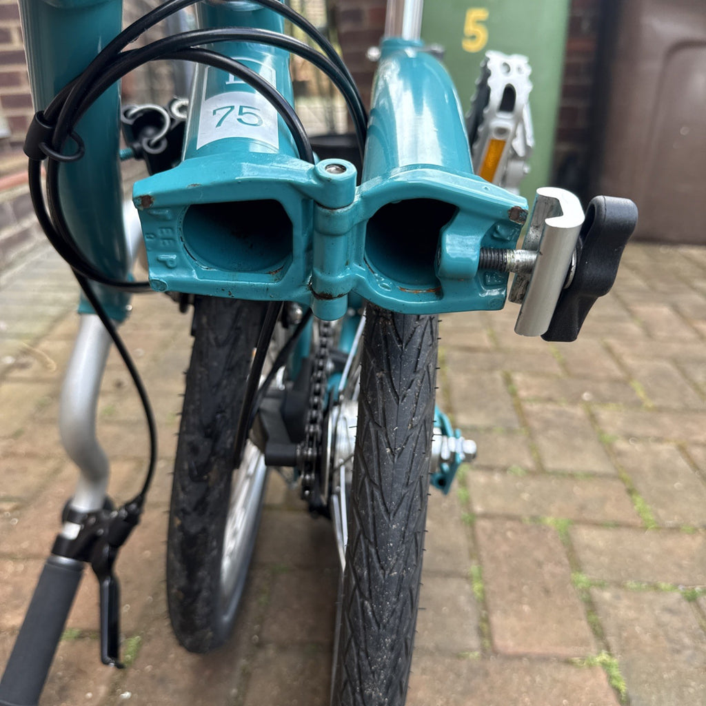 Brompton B75 16" Folding Bike - Blue - Discontinued - VGC - Classic Shape