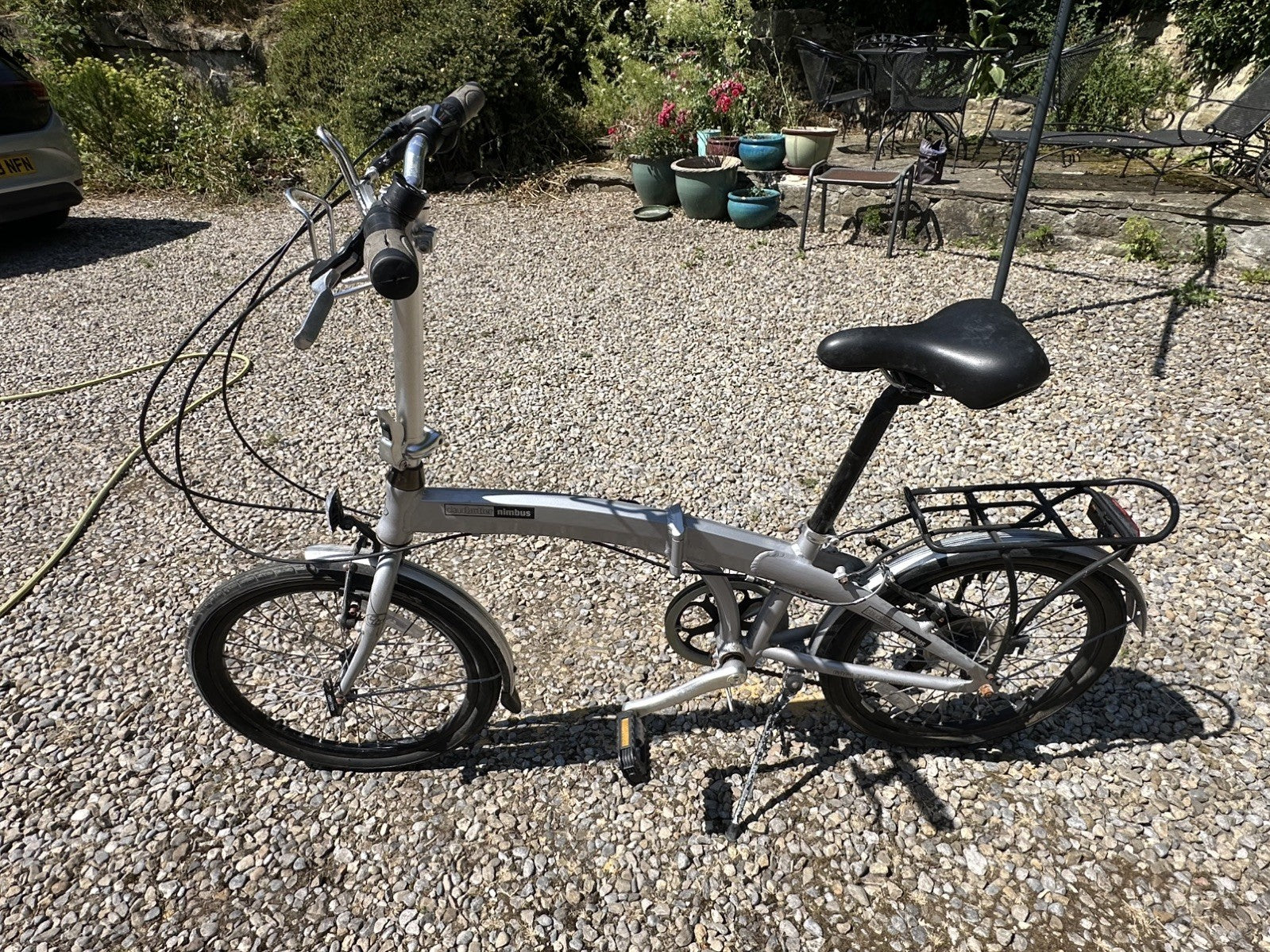 Claud Butler Nimbus Folding Bike - Lightweight Aluminium- Ready To Ride Bicycle