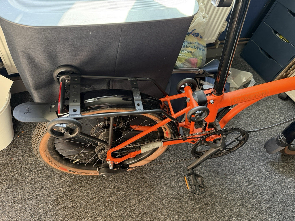 Brompton G Line Roller Frame Medium 8 Speed Alfine Adventure Orange Folding Bike