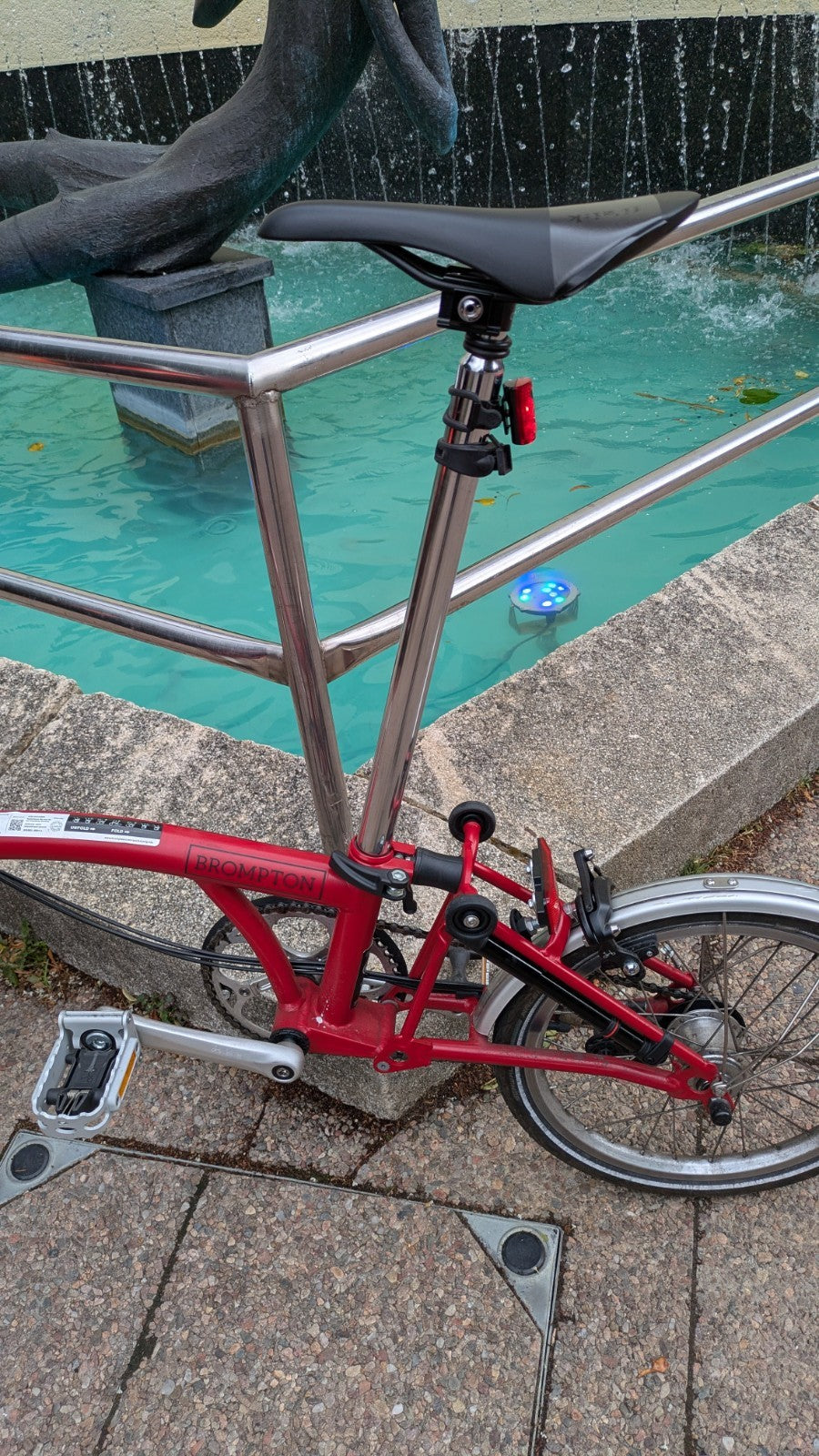 Brompton M6L Red House Silver Edition 2022 Foldable Bike RRP £1415