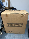 Brompton T Line Folding Bike 4-Speed 16in Wheels Titanium Blasted Titanium