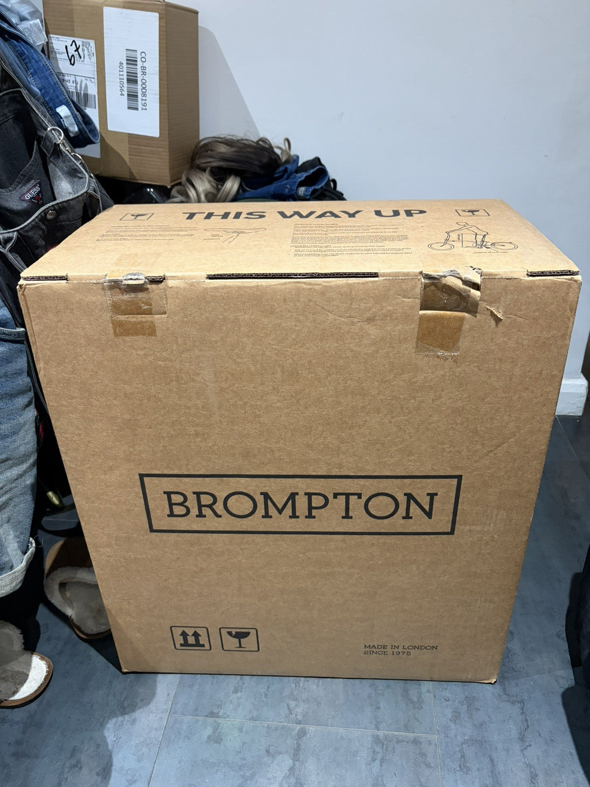 Brompton T Line Folding Bike 4-Speed 16in Wheels Titanium Blasted Titanium