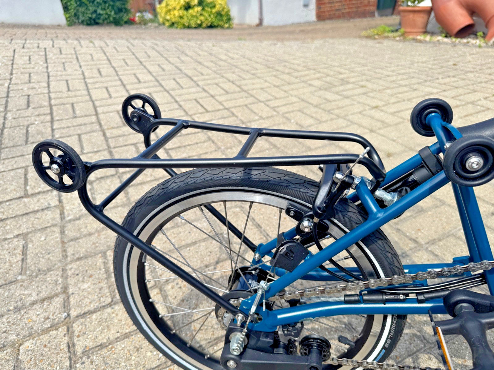 Brompton C Line Ocean 6 SPEED - Original British Folding Bike - with storage bag