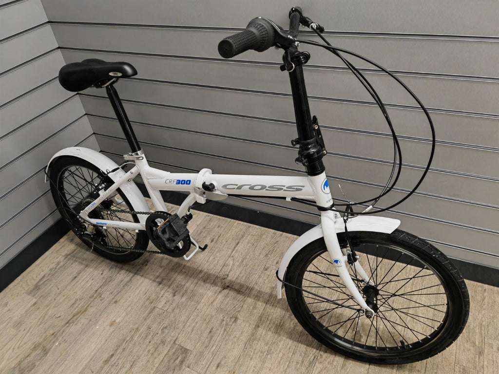 Cross CRF300 Folding Bike 20” Shimano 7 Speed Compact City Commuter Bicycle