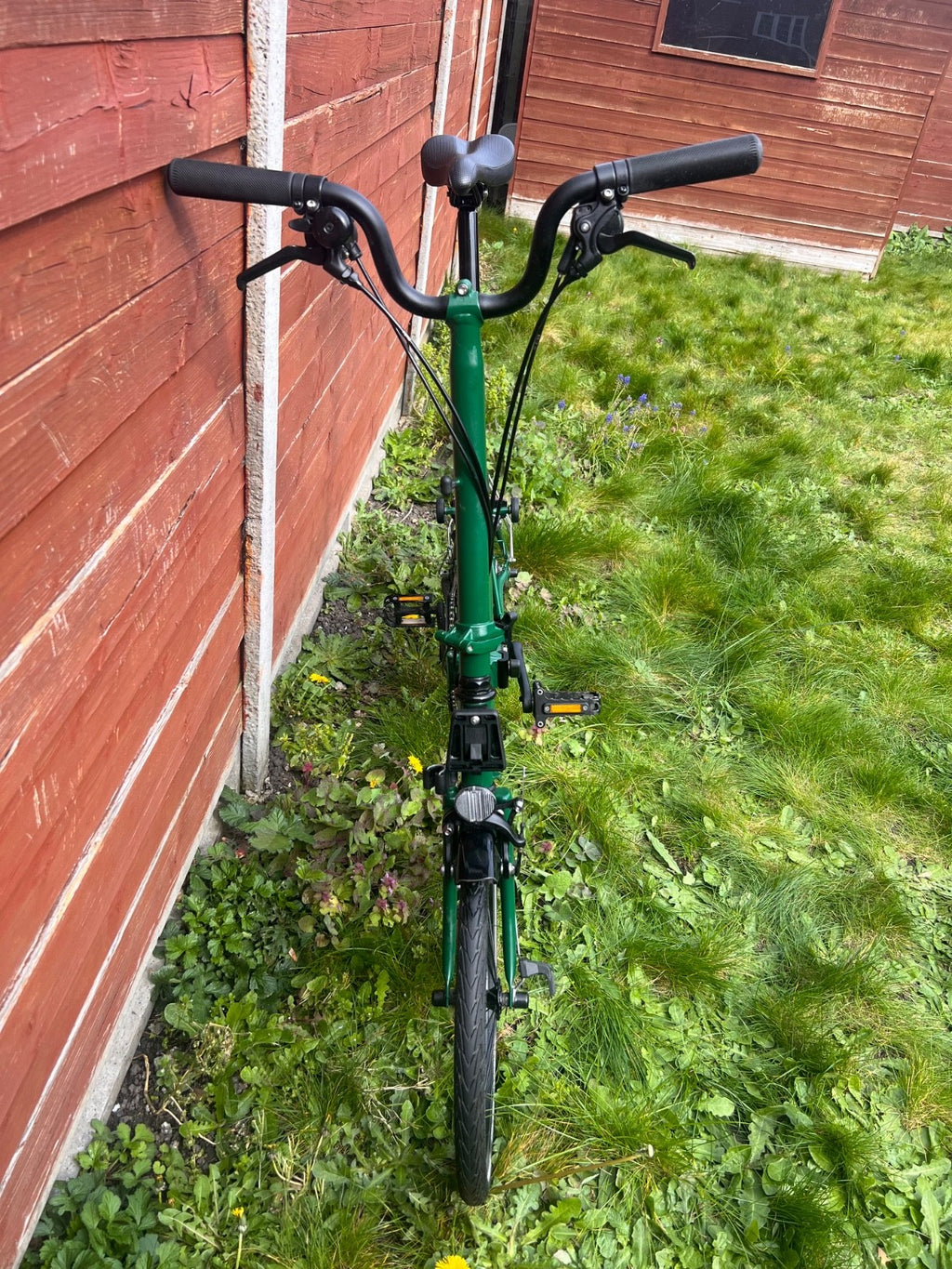 Brompton C Line Folding Bike Racing Green 3-speed