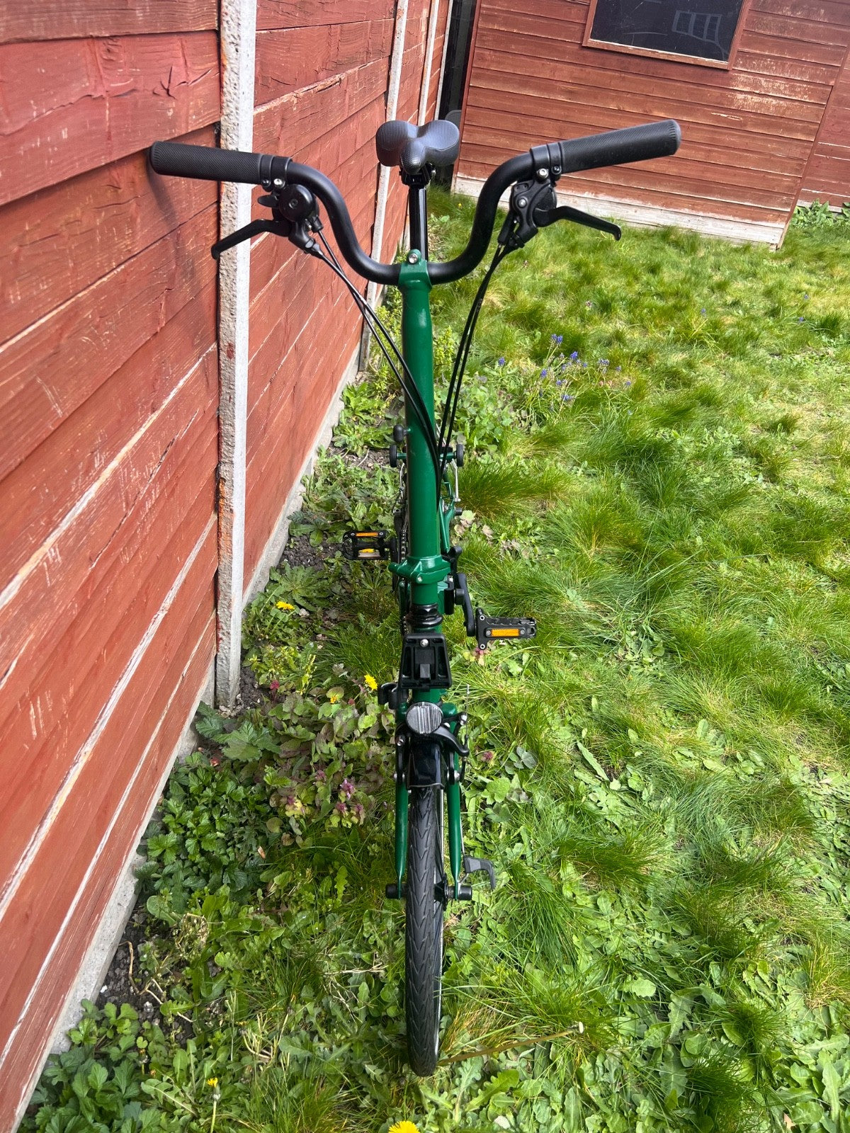 Brompton C Line Folding Bike Racing Green 3-speed
