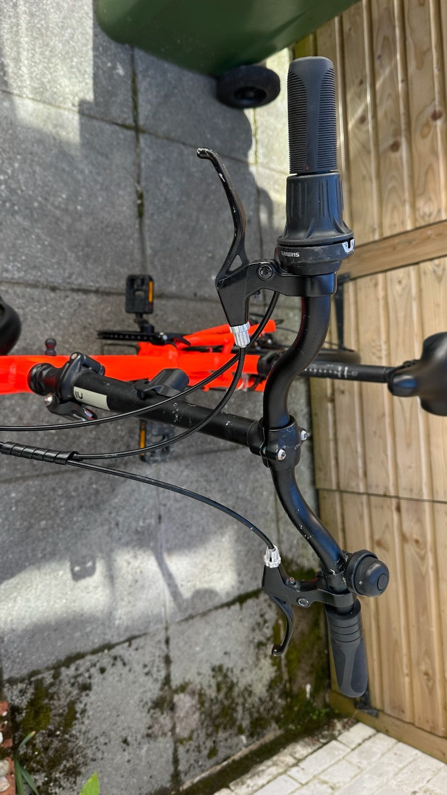 Red Oxylane Folding Bicycle 6-Speed