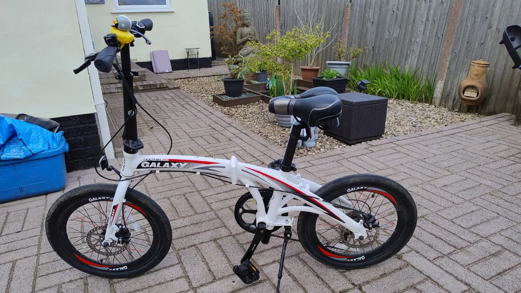 20" Lightweight Folding Bike 7 Speed Gears And Dual Brake Discs