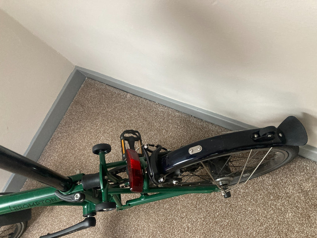 Brompton 2024 Brompton C Line M6L Black Edition Folding Bike - Racing Green