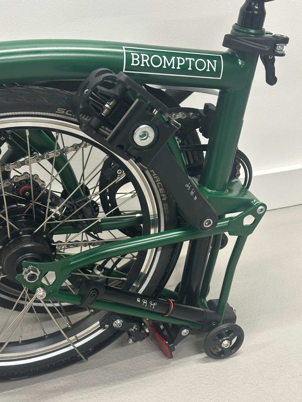 Brompton C Line - Classic Racing Green - 12 Speed - comes with Brompton Pump