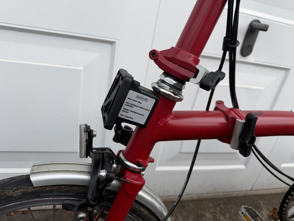 Brompton C Line M6L (6 Speed) folding bicycle - RED 2021 Good Condition