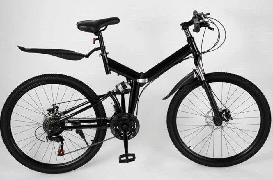 26-inch Folding Mountain Bike 21-Speed, Suspension, Foldable ( Levkitch ? )  NEW