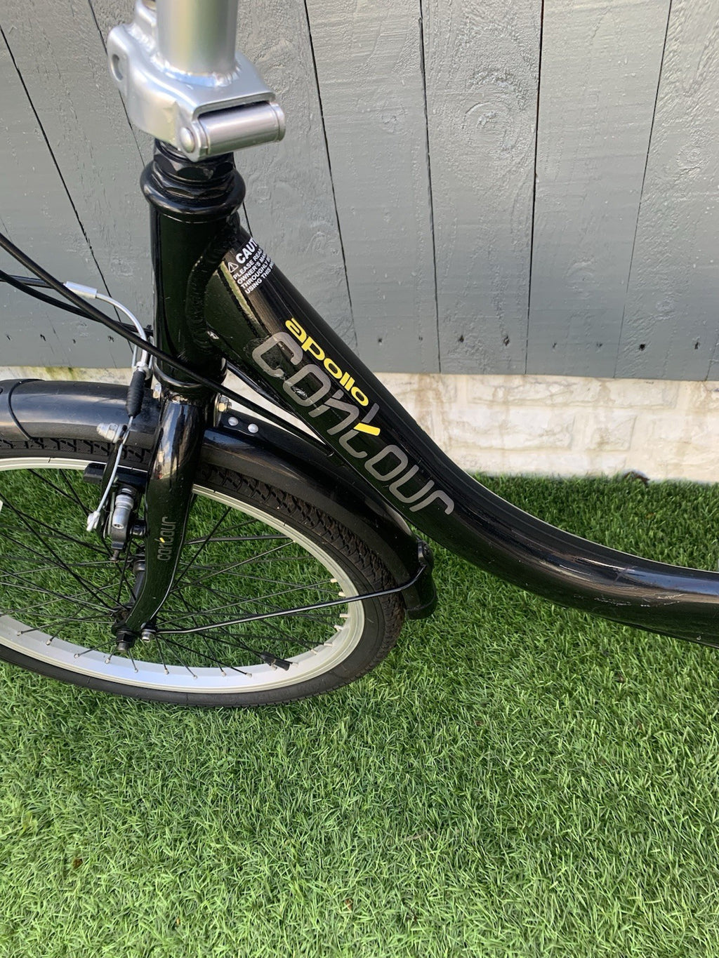 Apollo Contour Unisex Folding Bike 7 Speed, Black, 20" Wheels,