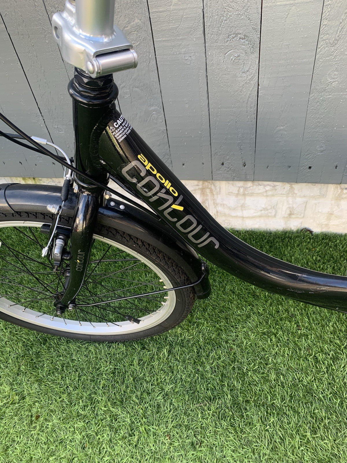 Apollo Contour Unisex Folding Bike 7 Speed, Black, 20" Wheels,