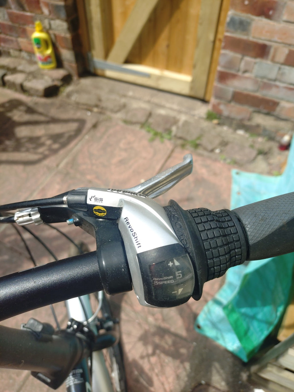 Carrera Transit Folding Bike 20in 8 Speed Black/Grey Rear Pannier Rack
