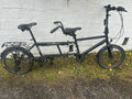 Ecosmo 20TF01BL 20 Inch Wheel Folding Tandem Bicycle Bike - Black