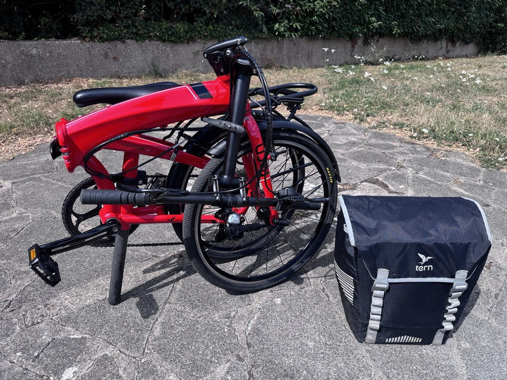 Tern Verge D9 Folding Bicycle Red - In Excellent Condition