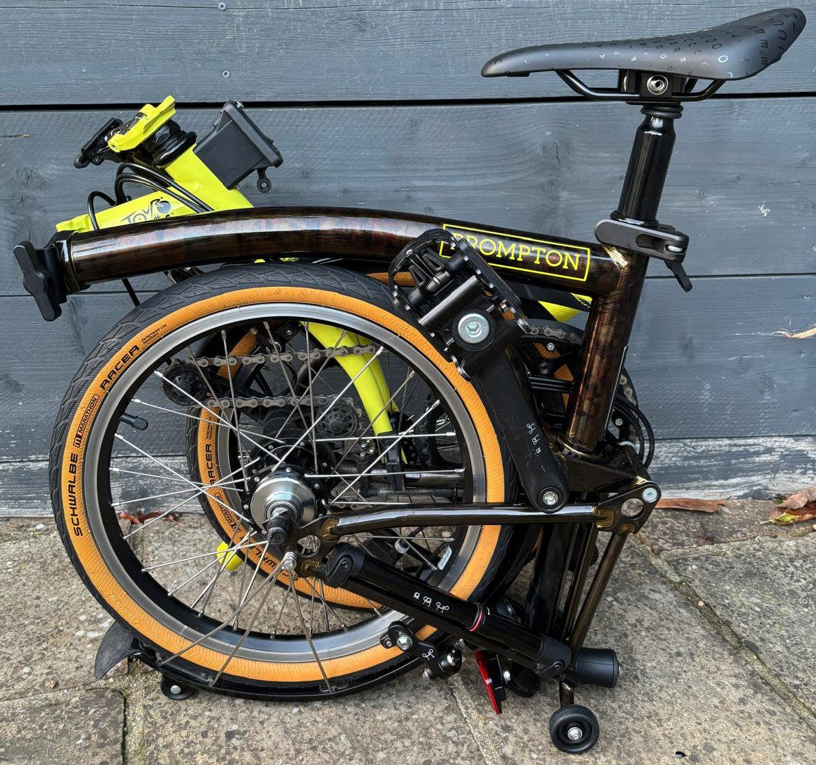 2025 Brompton C Line Tour De France Folding Bicycle 6 Speed - Hardly Used