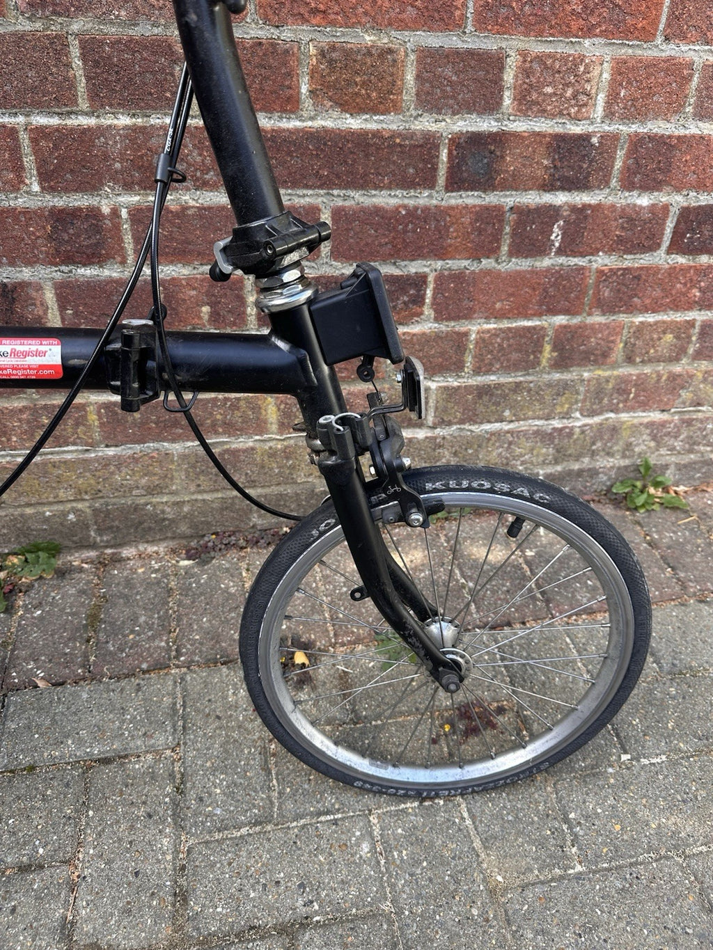 Brompton Folding Bike Super light Wheels Black Single Speed