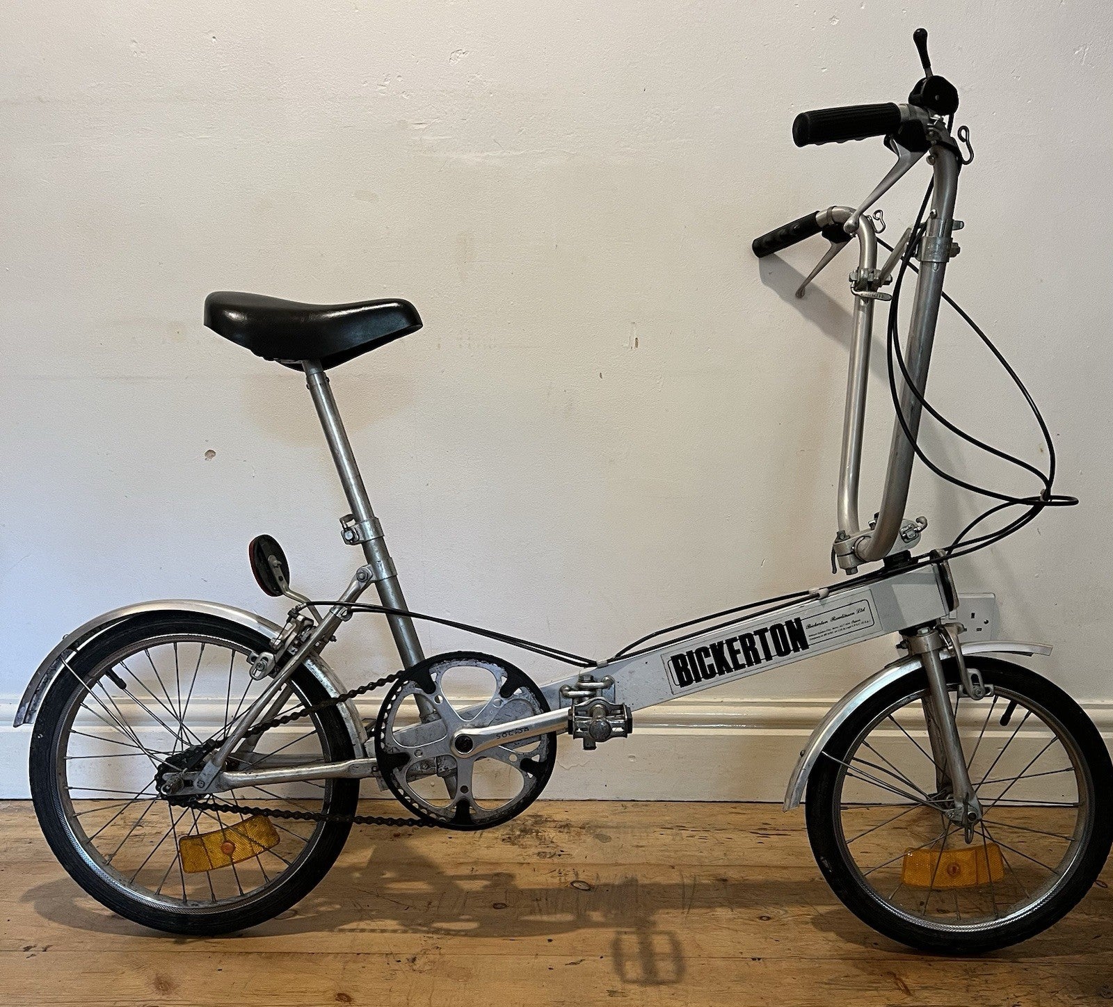 Vintage Bickerton Folding Bike ~ GOOD COND ~Famous Lightweight Aluminium Classic