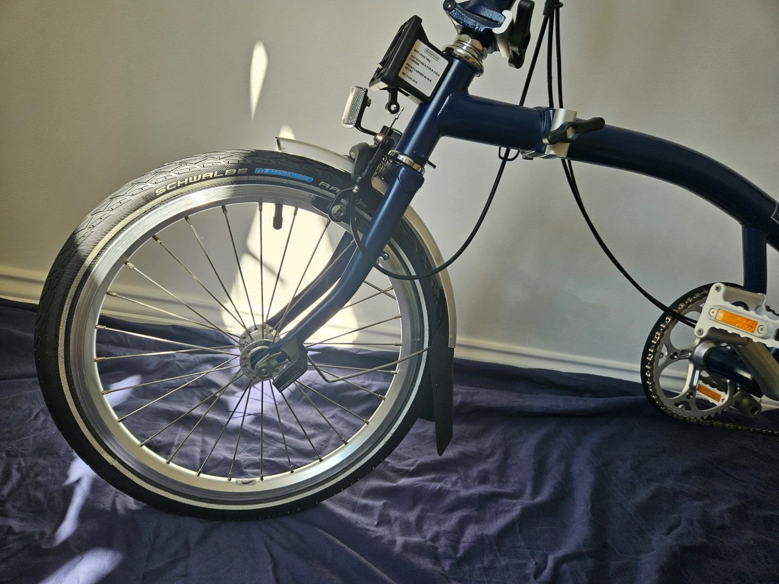 Brompton M3L - 3 Speed - C Line - Mid- Tempest Blue