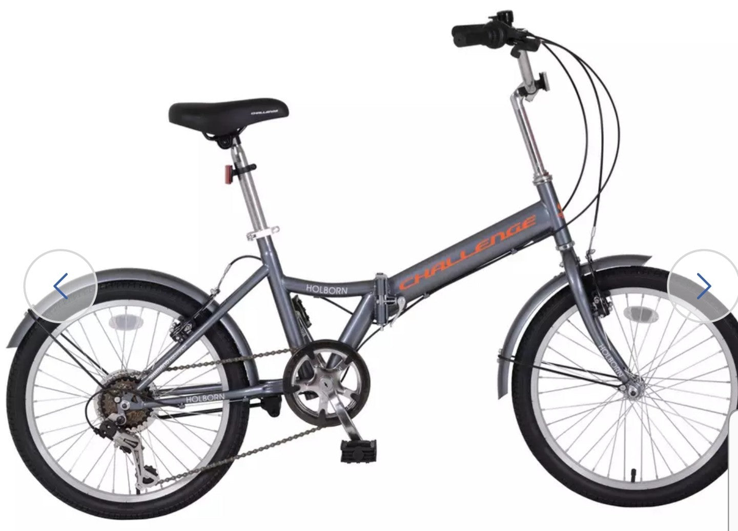 Challenge Holborn Folding Bike Unisex, 20-inch