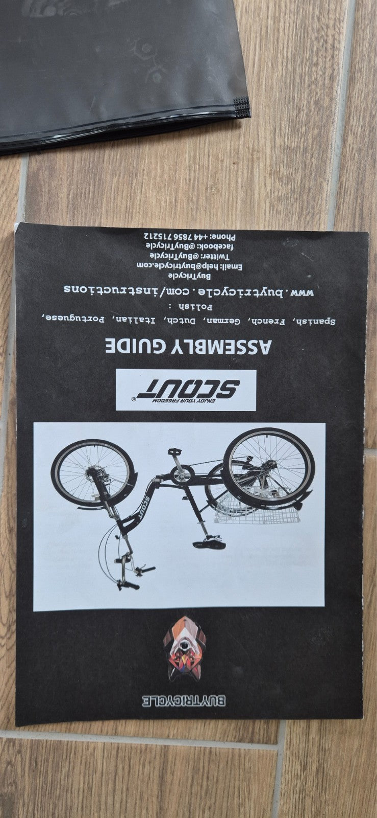 Scout Electric Folding Tricycle in Silver