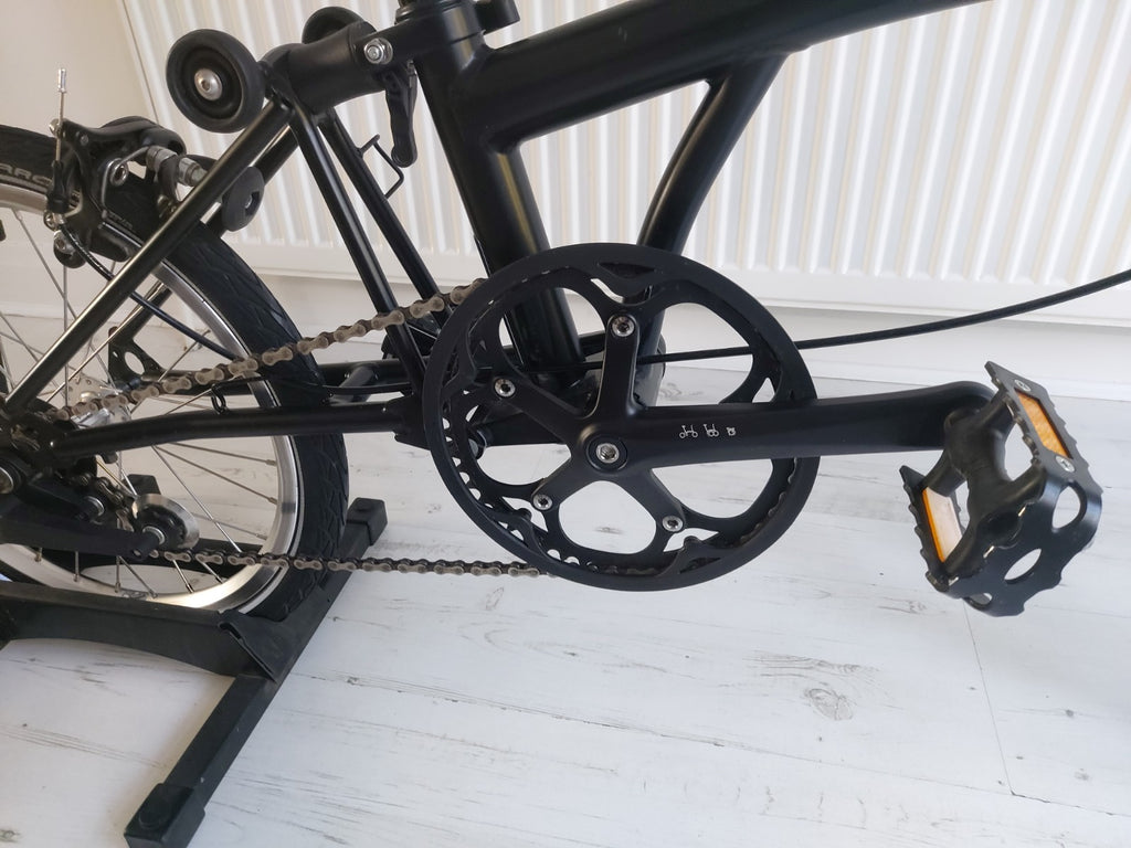 Brompton S1E Black Folding Bike
