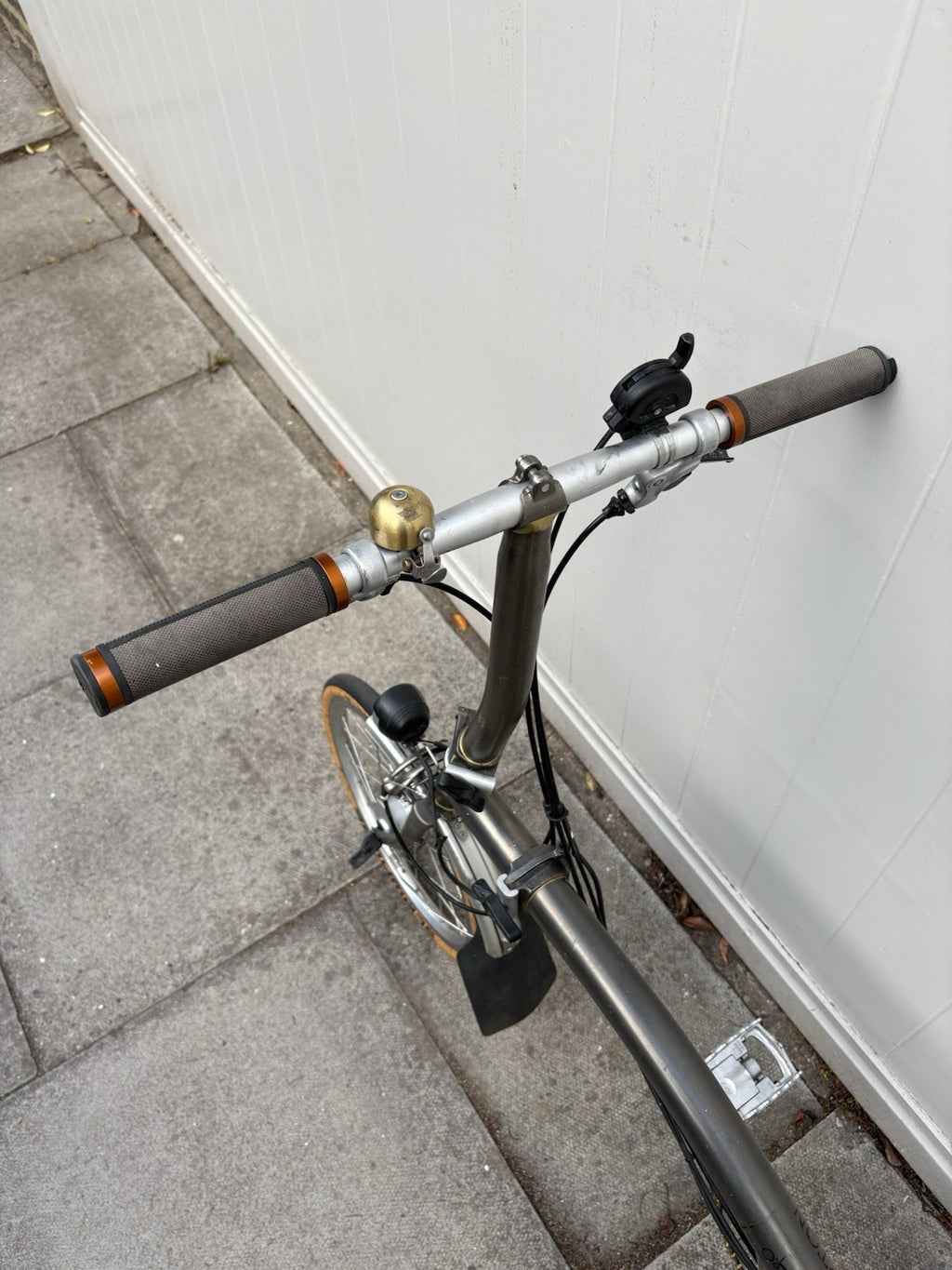 2015 Brompton Raw Lacquer Folding Bike 3 Speed